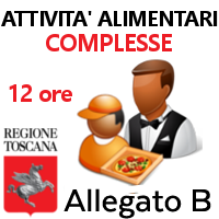 FORMAZIONE OBBLIGATORIA PER ADDETTO AD ATTIVITA' ALIMENTARI COMPLESSE